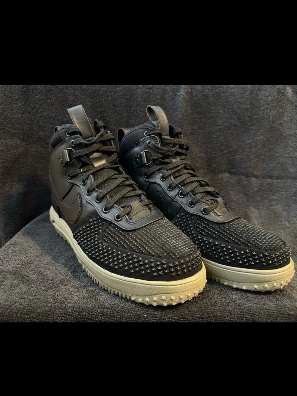 Duckboot Black Mens Lunar Force Duckboot Size Nike Men's Lunar Force Duckboot Black Neutral Olive B Grade 